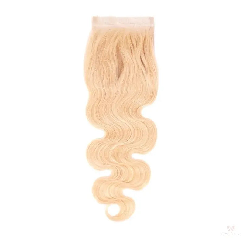 Blonde Body Wave 4x4 Transparent Closure