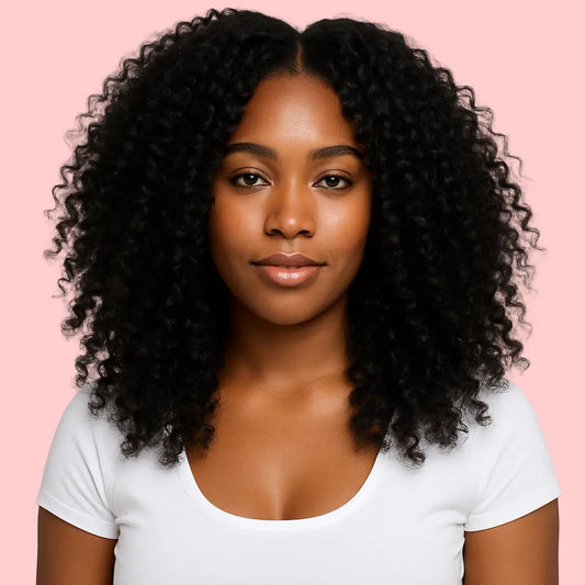 Indian Curly Natural Black Clip-In Extensions DivineStranz