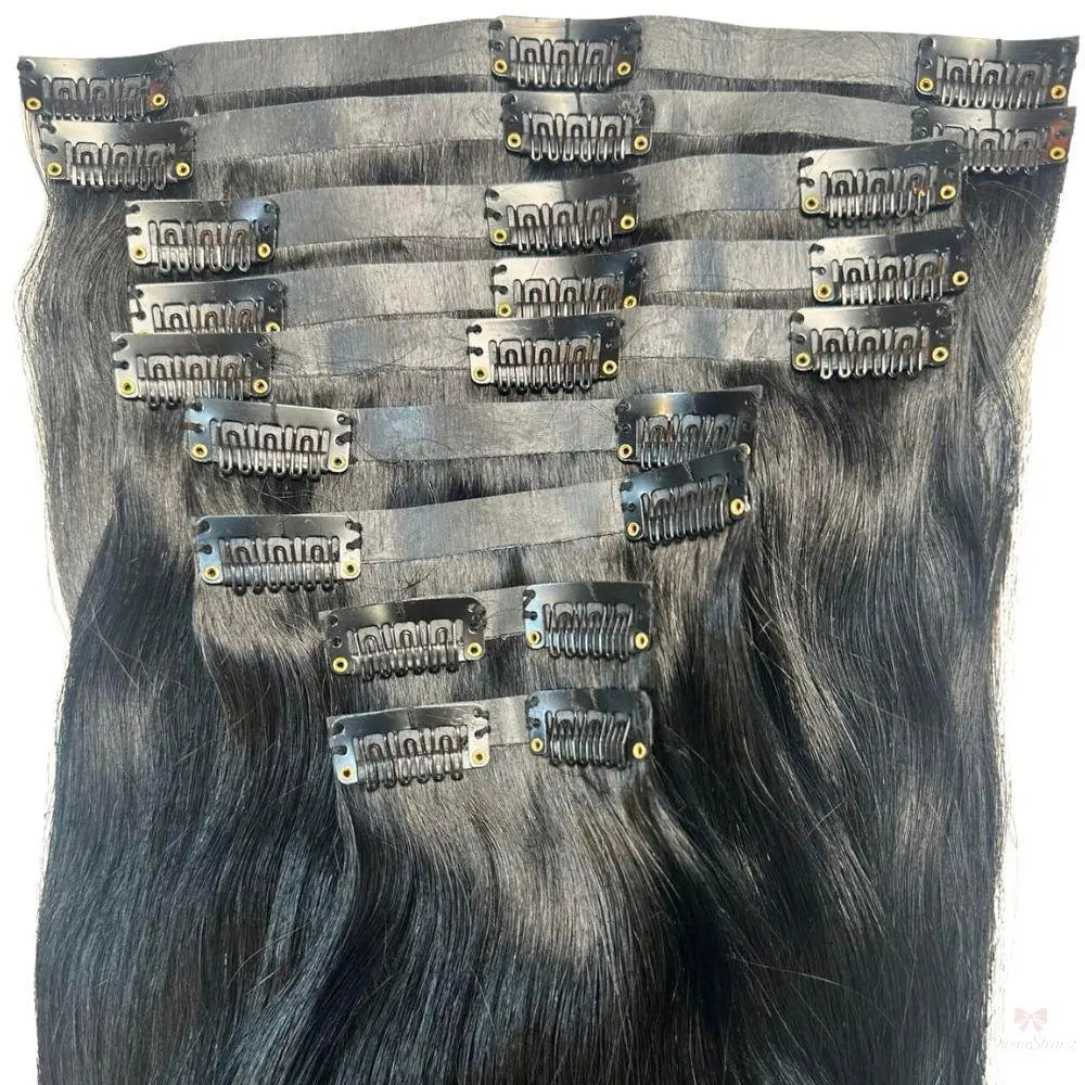 Natural Black Seamless Clip-In