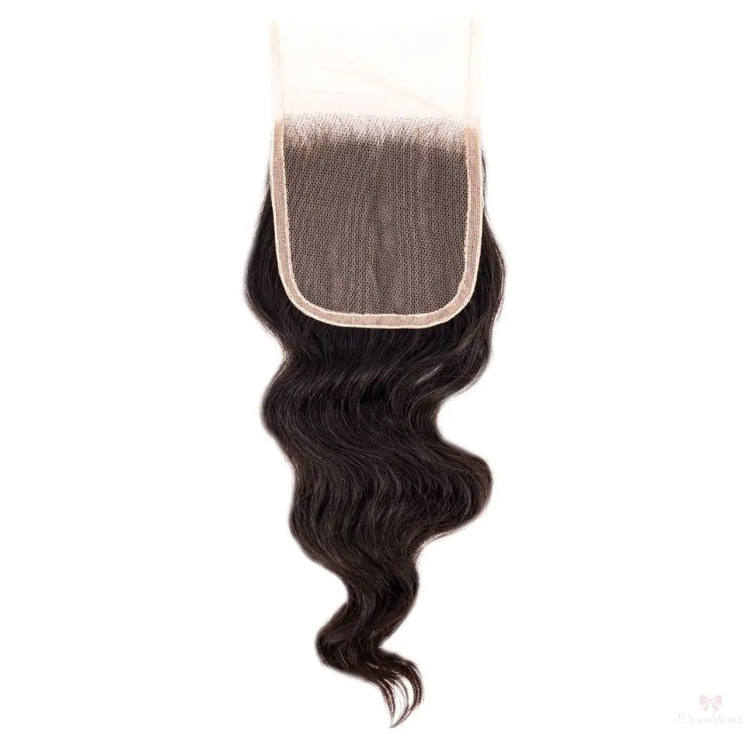 Raw Indian Wavy 4x4 Transparent Closure
