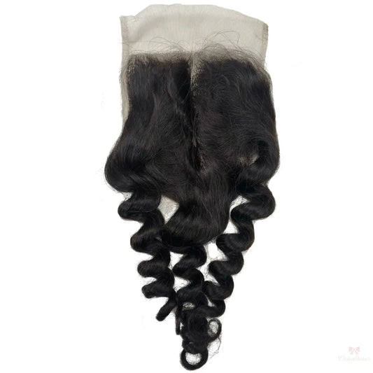 Raw Vietnamese Ripple Curly 5x5 Swiss Closure